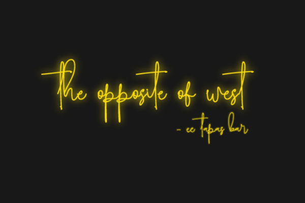The Opposite of West